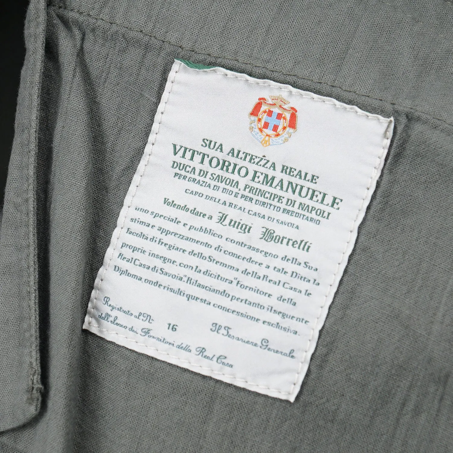 Luigi Borrelli Garment-Washed Cotton Pants