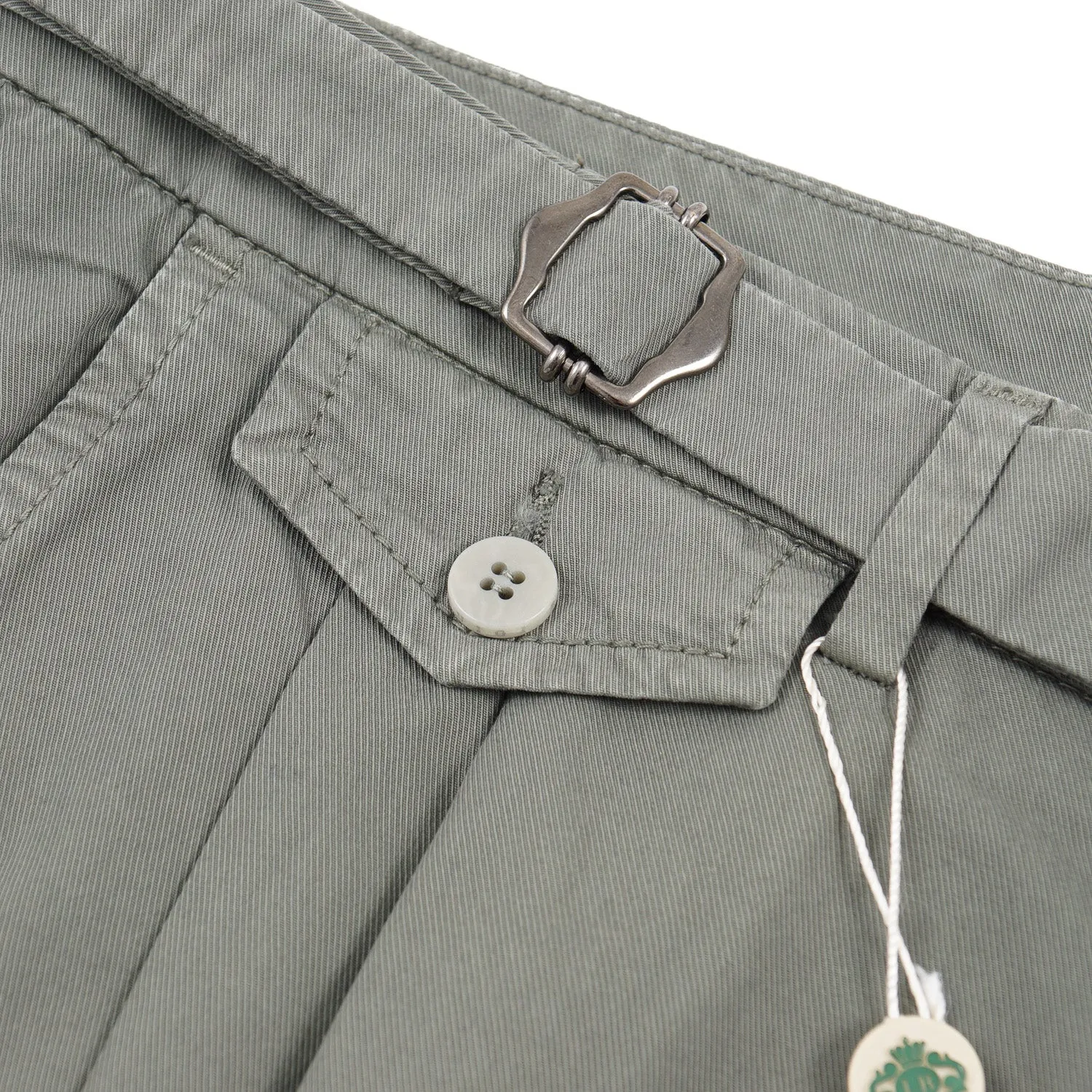 Luigi Borrelli Garment-Washed Cotton Pants