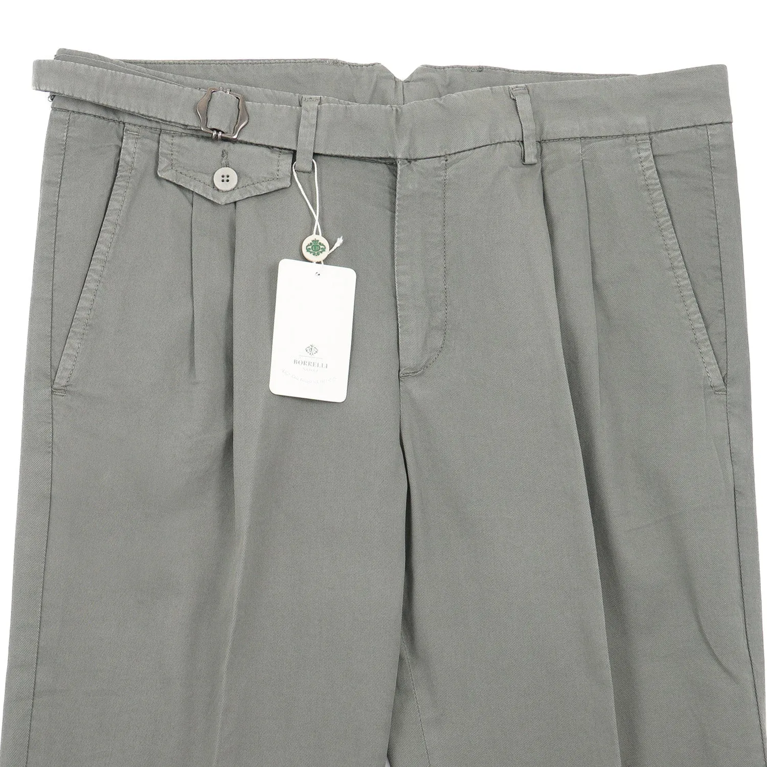 Luigi Borrelli Garment-Washed Cotton Pants