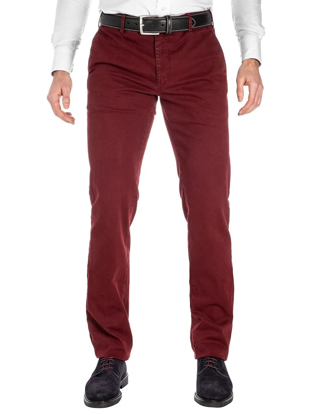 Lynx | Cotton & Cashmere Chinos Dark Mauve