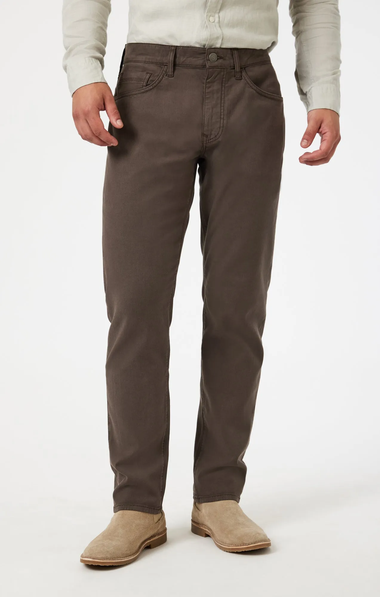 MARCUS SLIM STRAIGHT LEG IN OAK LUXE TWILL