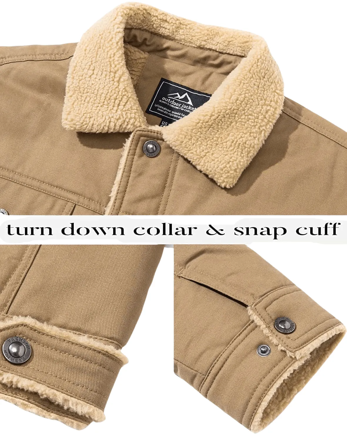 Men's Cotton Cargo Jacket