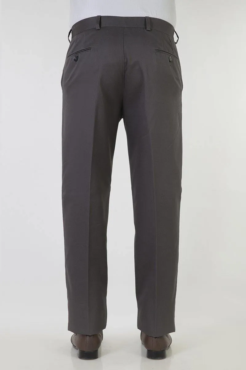 Men's Semi Formal Comfort Fit No Iron Ironezee Cotton Trousers