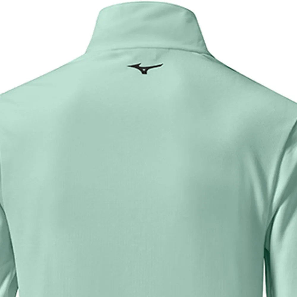 Mizuno Breath Thermo ST 1/4 Zip Pullover - Blue Green