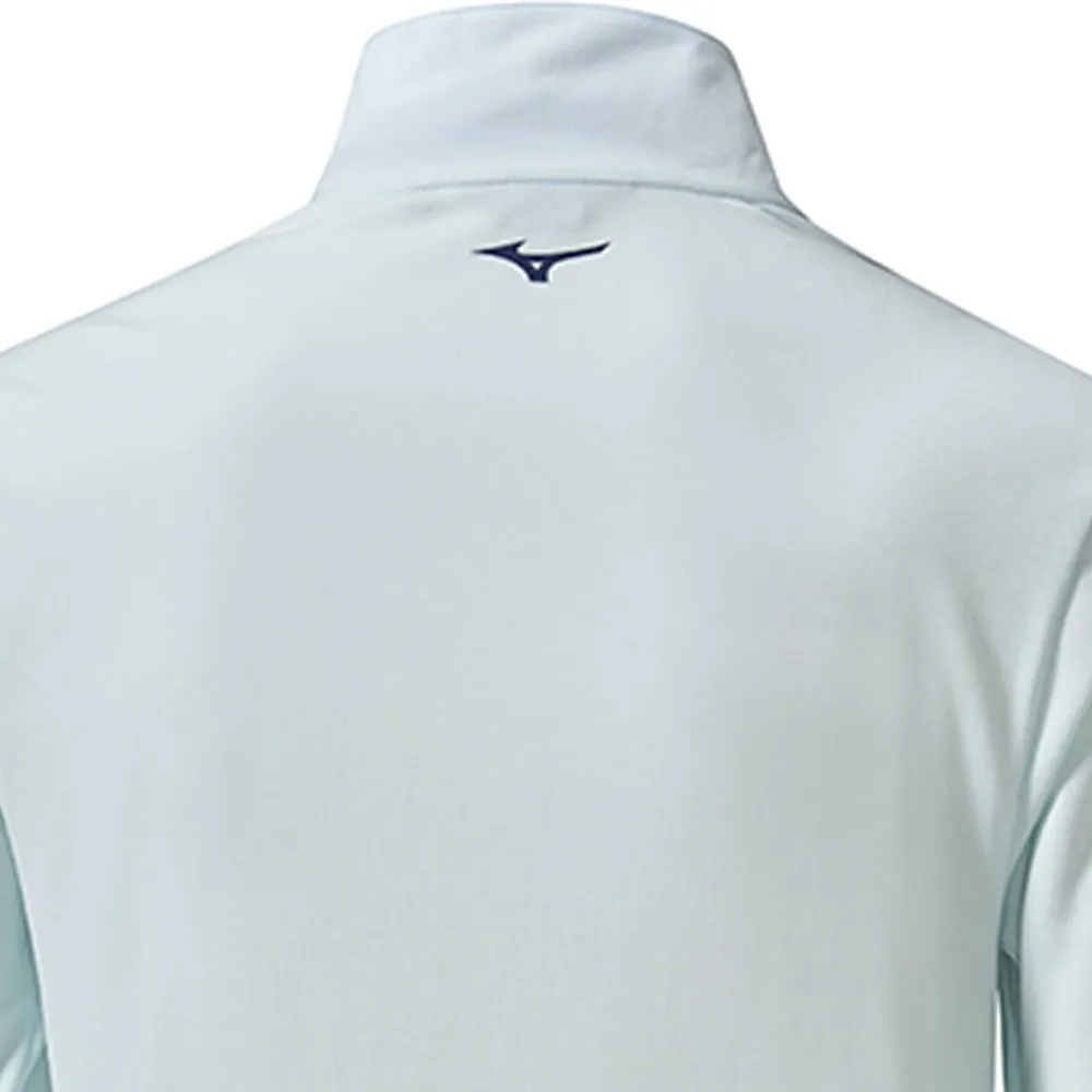 Mizuno Breath Thermo ST 1/4 Zip Pullover - Light Blue