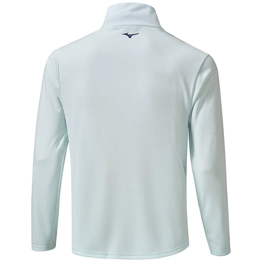 Mizuno Breath Thermo ST 1/4 Zip Pullover - Light Blue