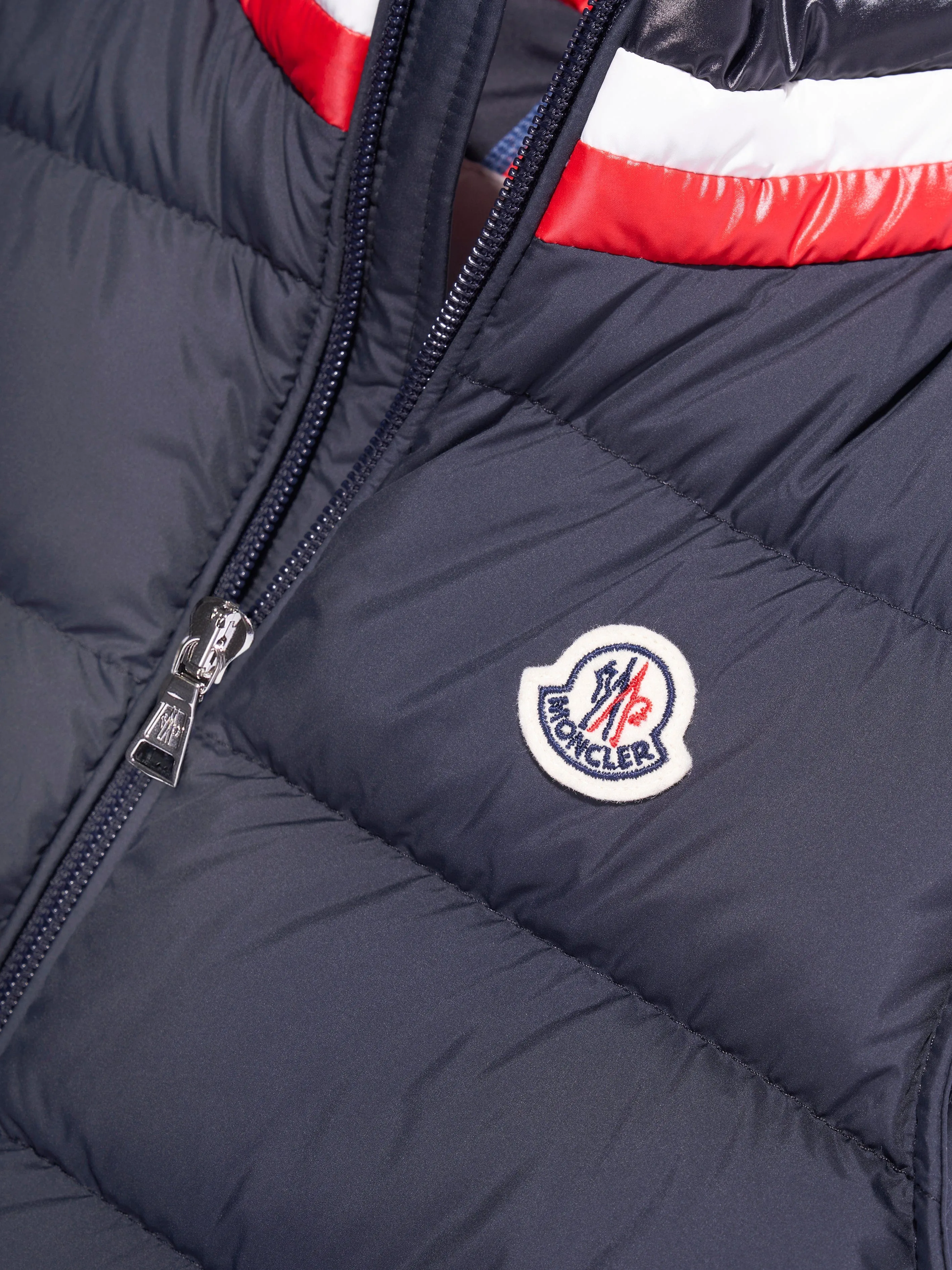 Moncler Enfant Boys Down Padded Merab Gilet in Navy