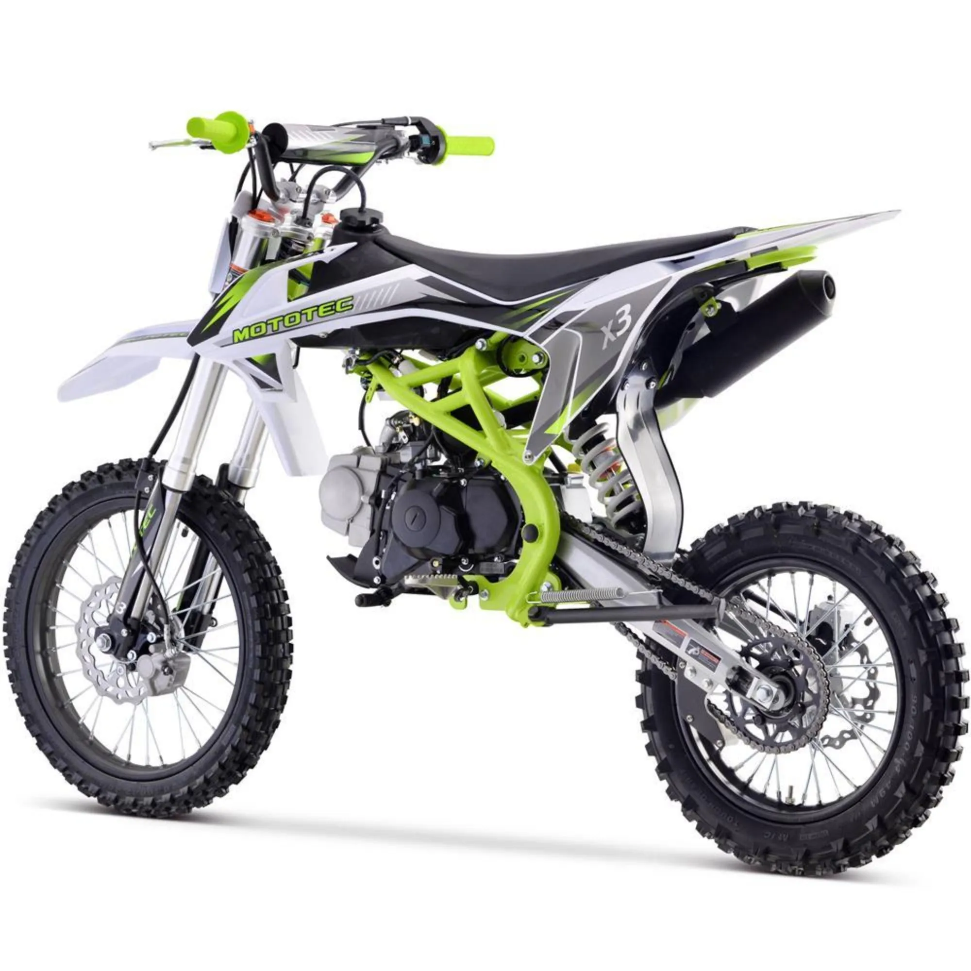 MotoTec 125cc X3 Gas Mini Dirt Bike