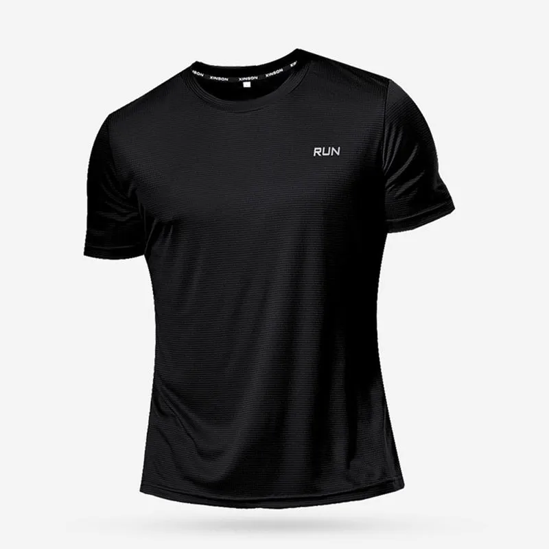 Multicolor Quick Dry Short Sleeve Sport T Shirt Gym Jerseys Fitness Shirt Trainer Running T-Shirt Men&#39;s Breathable Sportswear