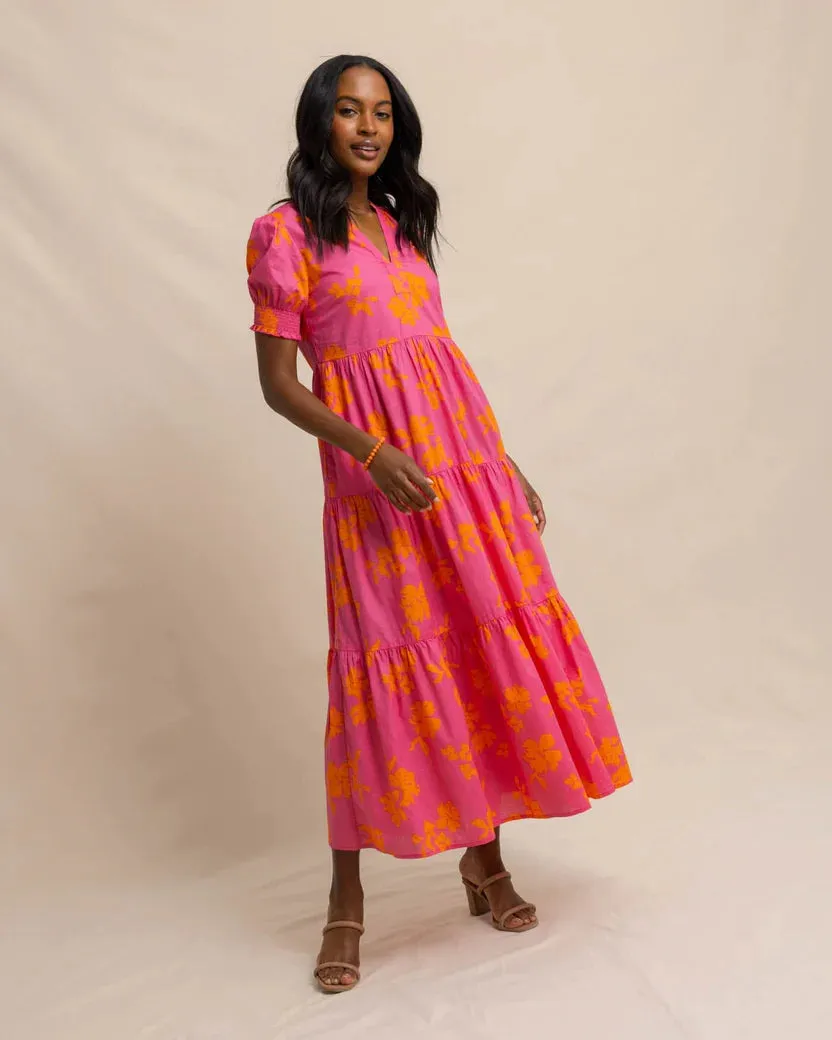 Nadine Tiered Cotton Lawn Maxi by Southern Tide