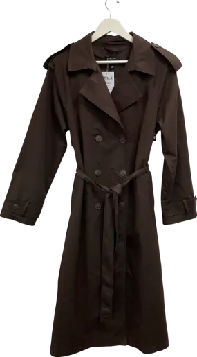 New Look Brown Belted Trench Coat UK 12