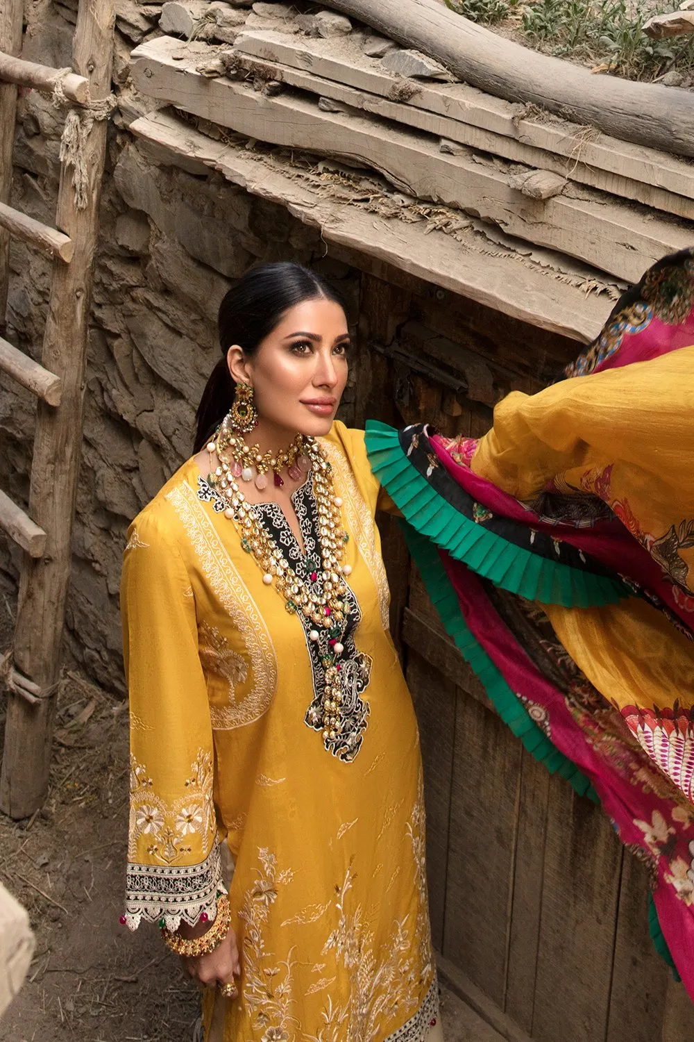 Nisa Hussain Luxury Lawn Collection '21 – NHL06-AURORA