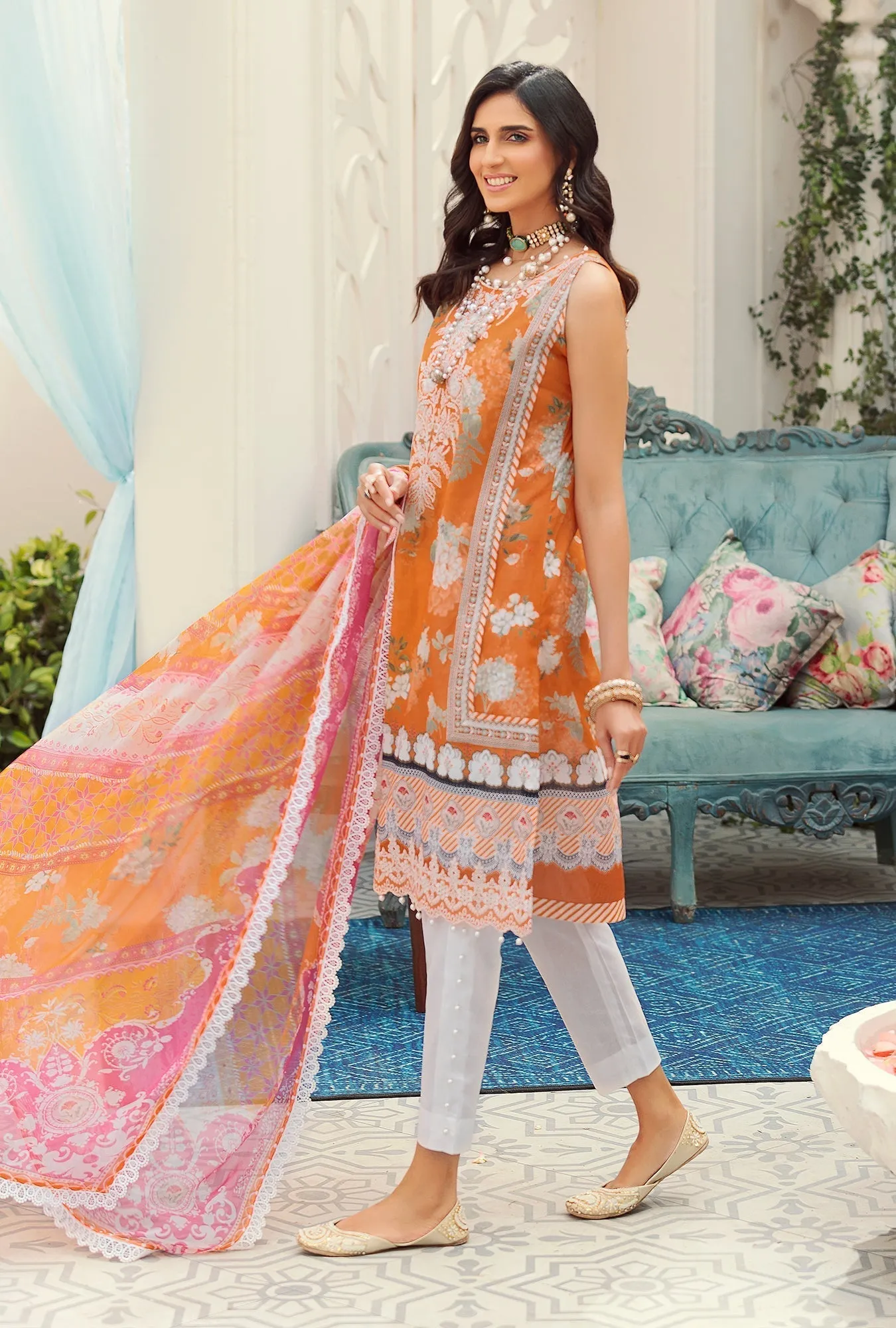 Noor Prints by Saadia Asad Lawn Collection 2022 – D6-B