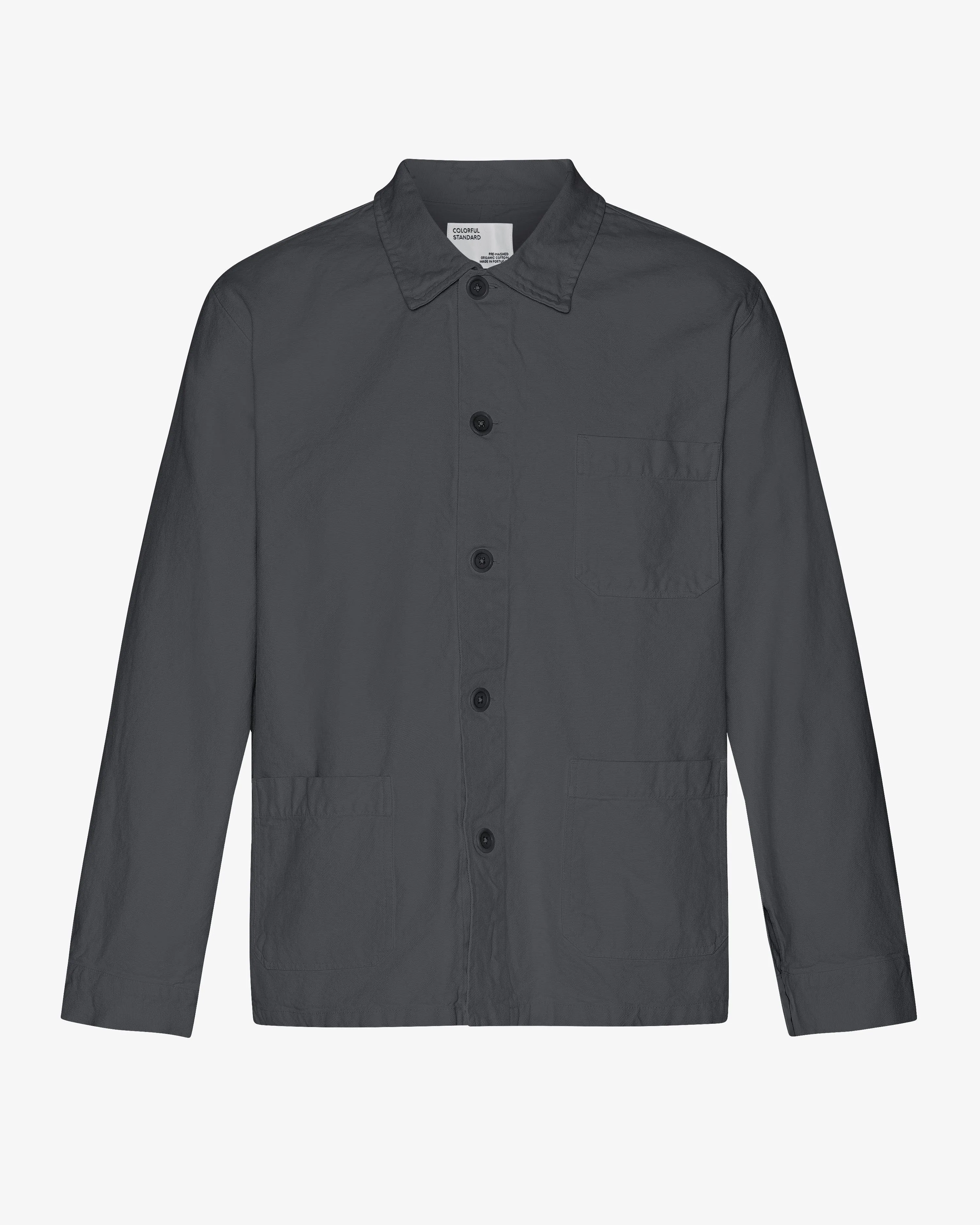 Organic Workwear Jacket - Lava Grey