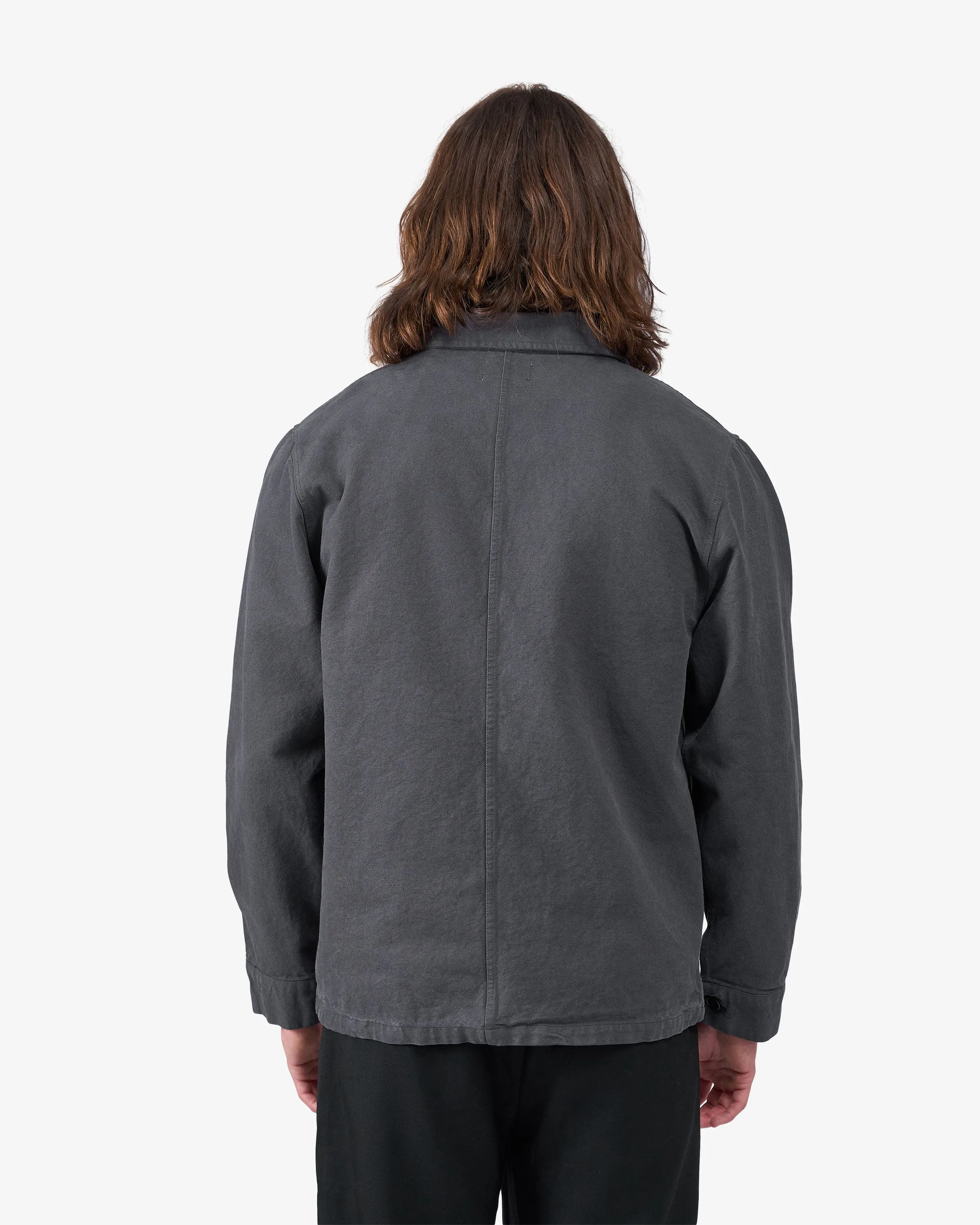 Organic Workwear Jacket - Lava Grey