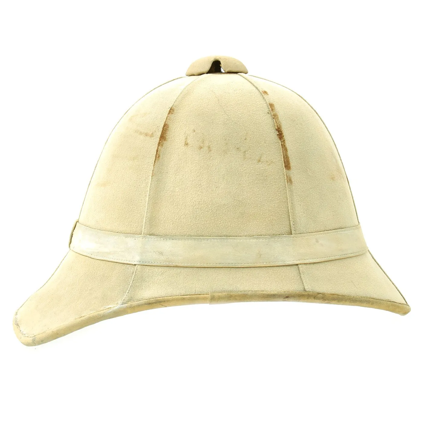 Original British Victorian 1877 Foreign Service Pattern Sun Helmet with Felt Outer Cover - size 7 1/2