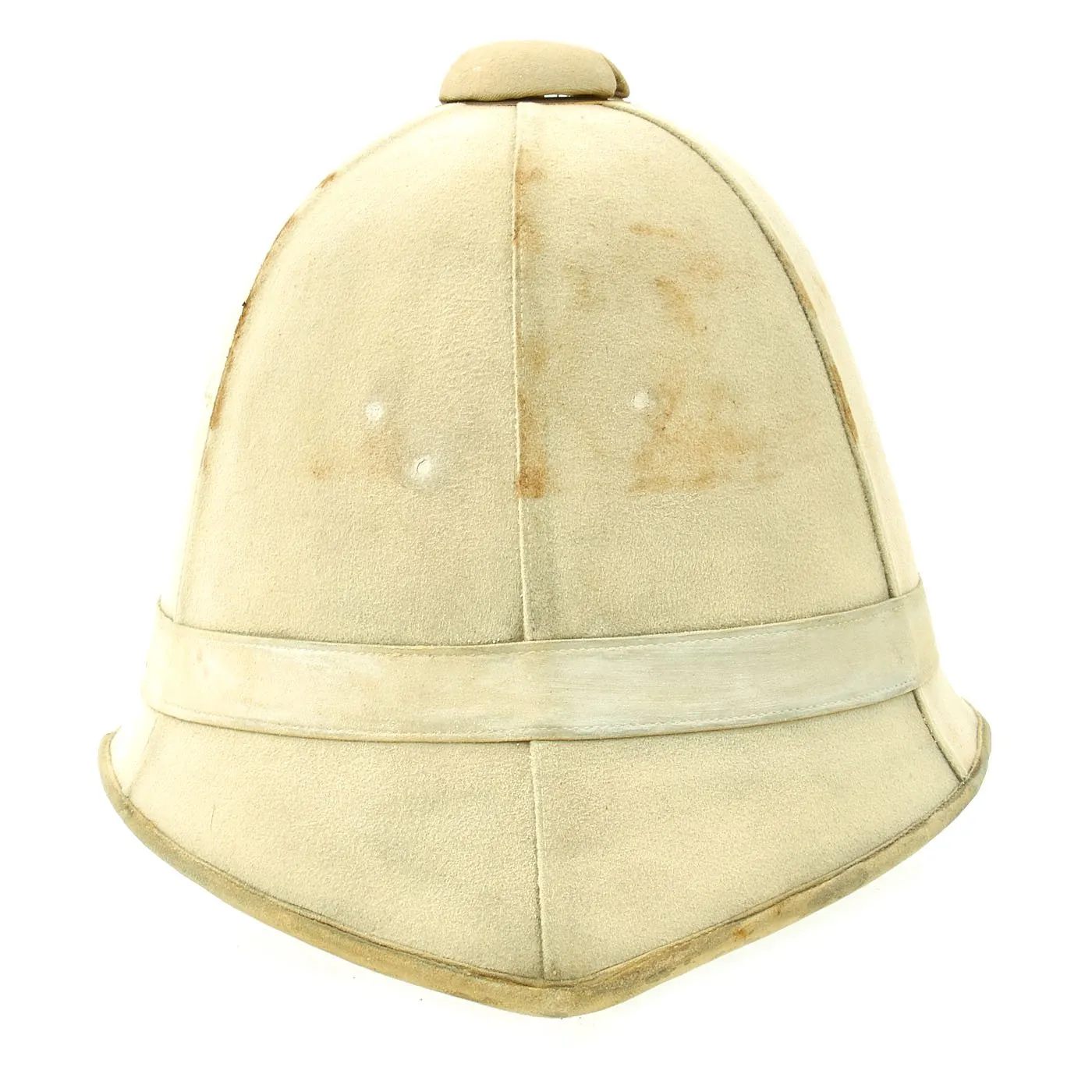 Original British Victorian 1877 Foreign Service Pattern Sun Helmet with Felt Outer Cover - size 7 1/2