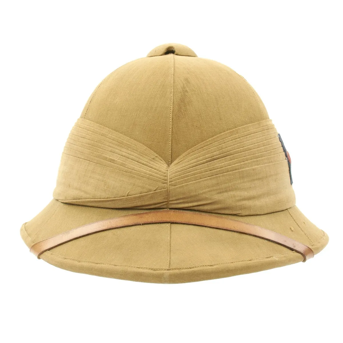 Original British WWI Sun Helmet of Brigadier-General Richard Edgar Sugden with Orders Notebook