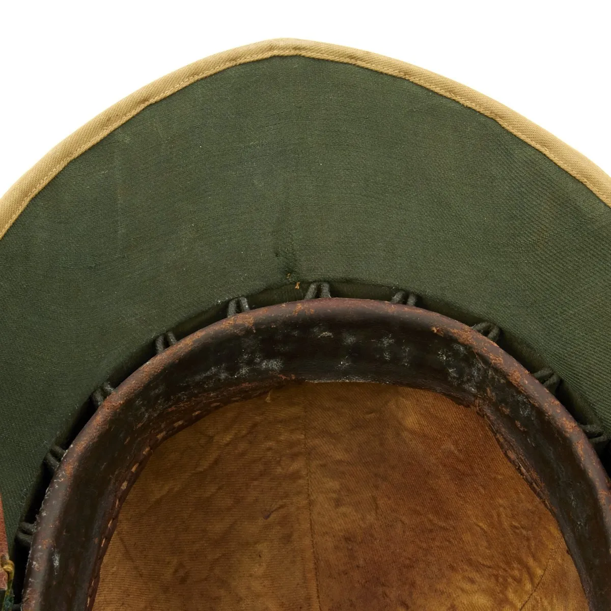 Original British WWI Sun Helmet of Brigadier-General Richard Edgar Sugden with Orders Notebook