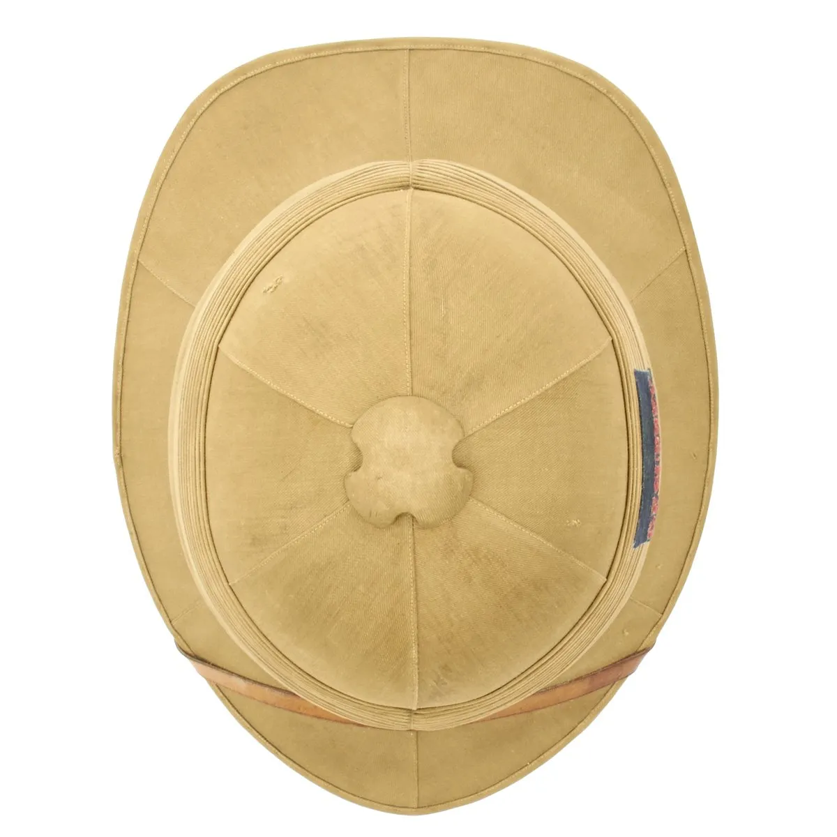 Original British WWI Sun Helmet of Brigadier-General Richard Edgar Sugden with Orders Notebook