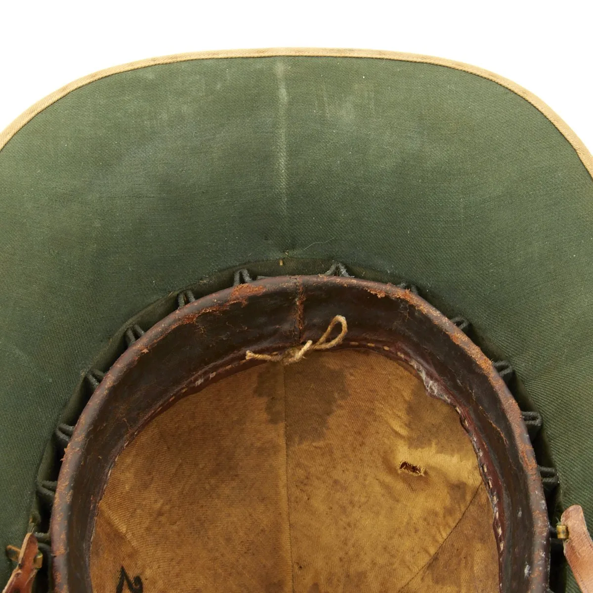 Original British WWI Sun Helmet of Brigadier-General Richard Edgar Sugden with Orders Notebook