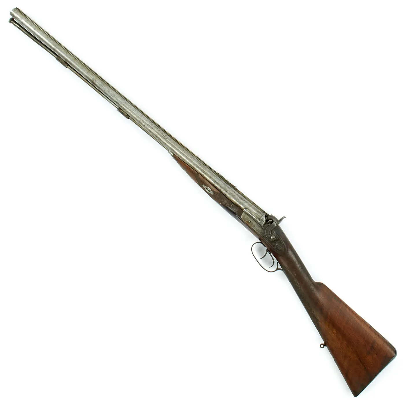 Original South African Double Barreled Cape Combination Gun by John Hayton of Graham's Town circa 1855