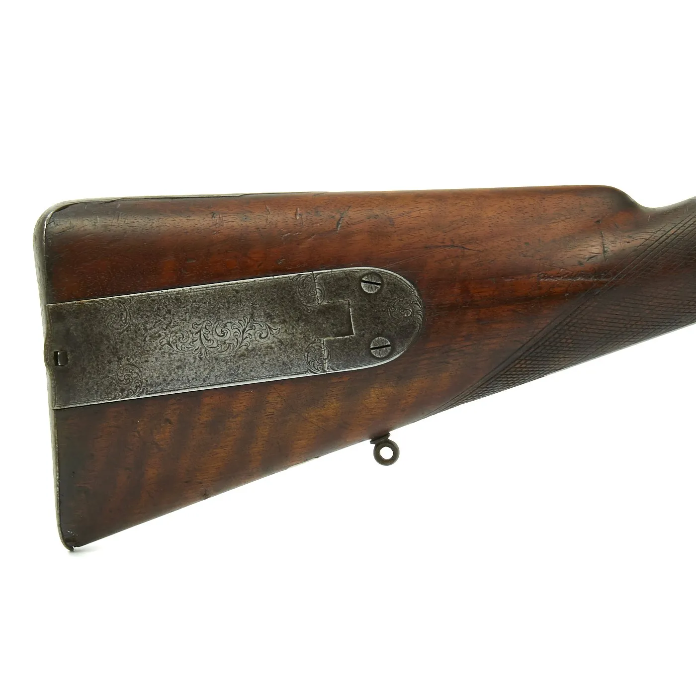 Original South African Double Barreled Cape Combination Gun by John Hayton of Graham's Town circa 1855