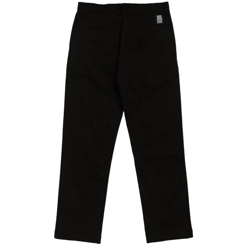 PORTAL DIMENSION CHINO PANTS BLACK