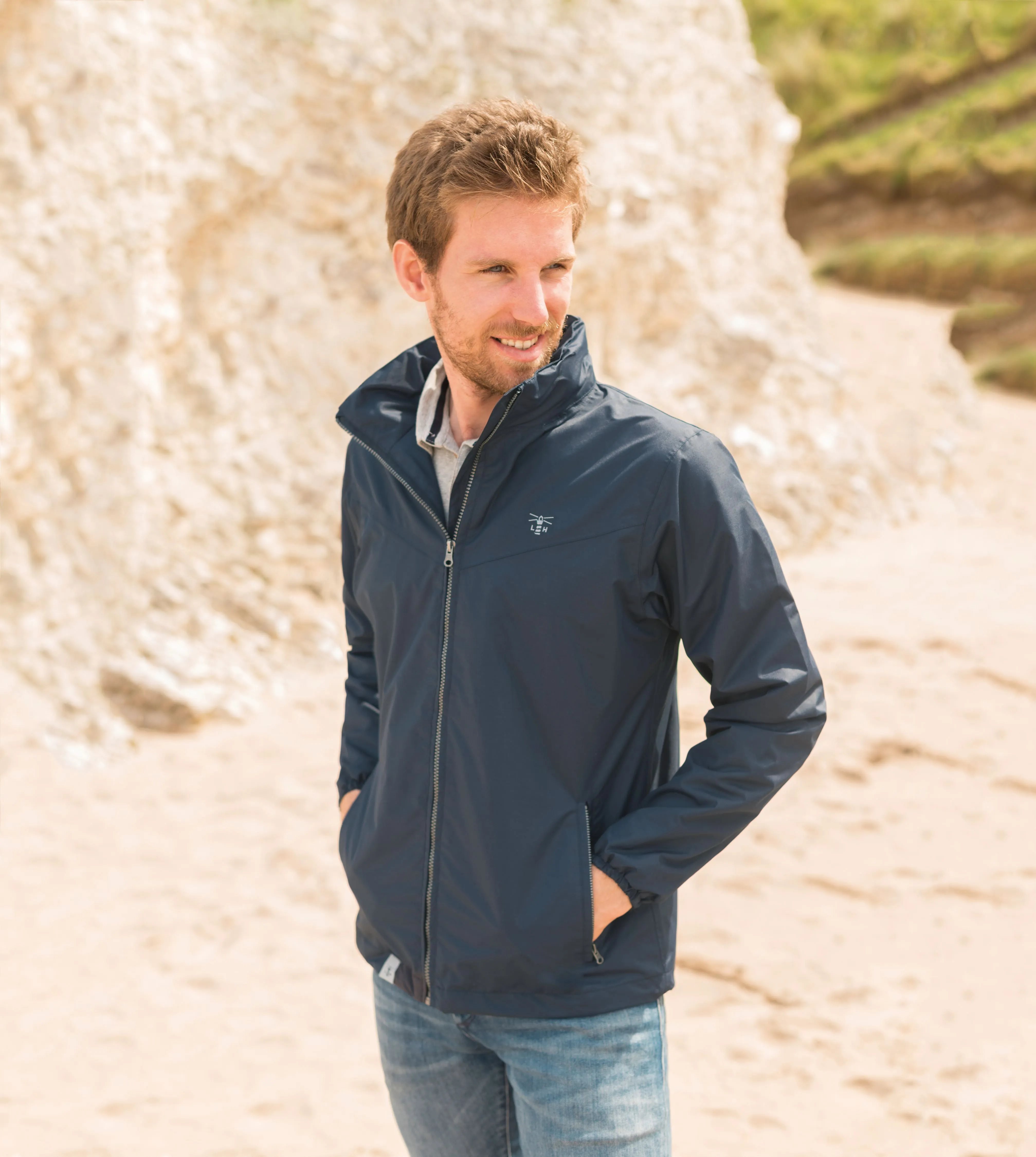 Portland Mens Jacket - Grey Stone