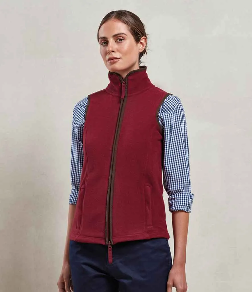 Premier - Ladies Artisan Fleece Gilet