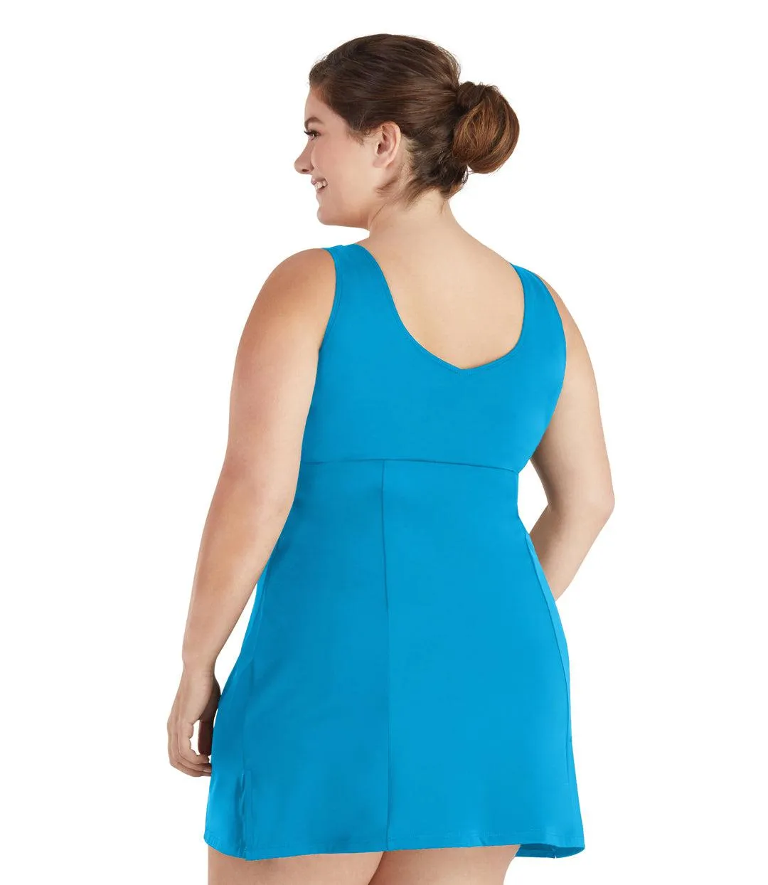 QuikEnergy Swim Dress Turquoise