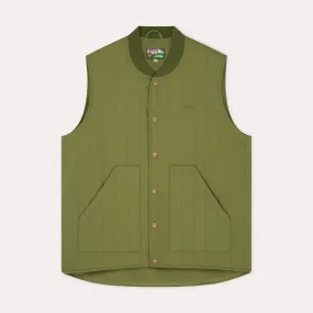 Quilted Gilet - Green