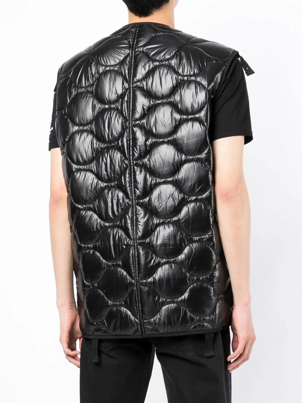 Quilted Transparent Pocket Gilet