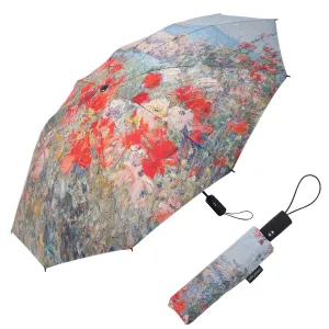 RainCaper Hassam Celia's Garden Folding Travel Umbrella