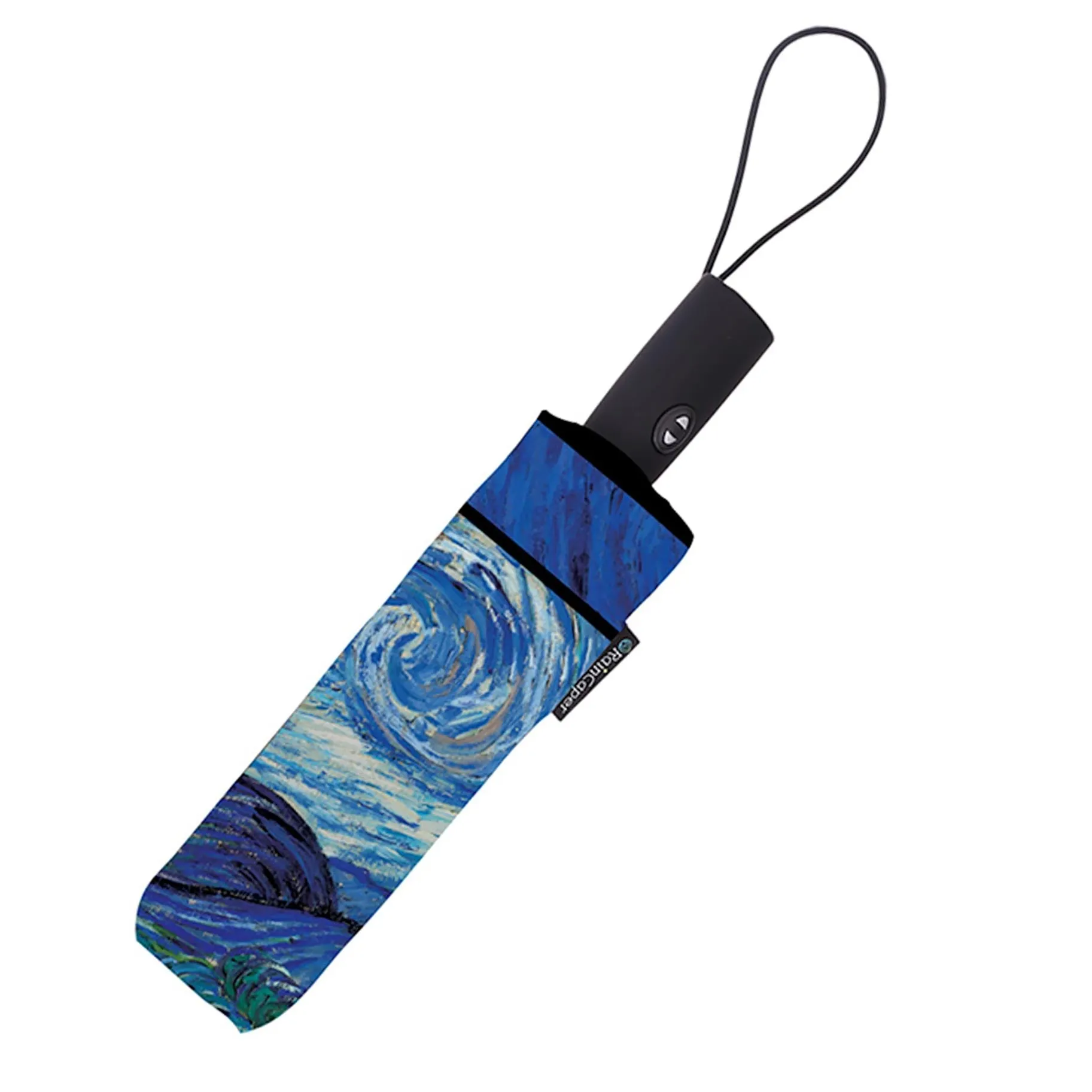 RainCaper van Gogh Starry Night Folding Travel Umbrella