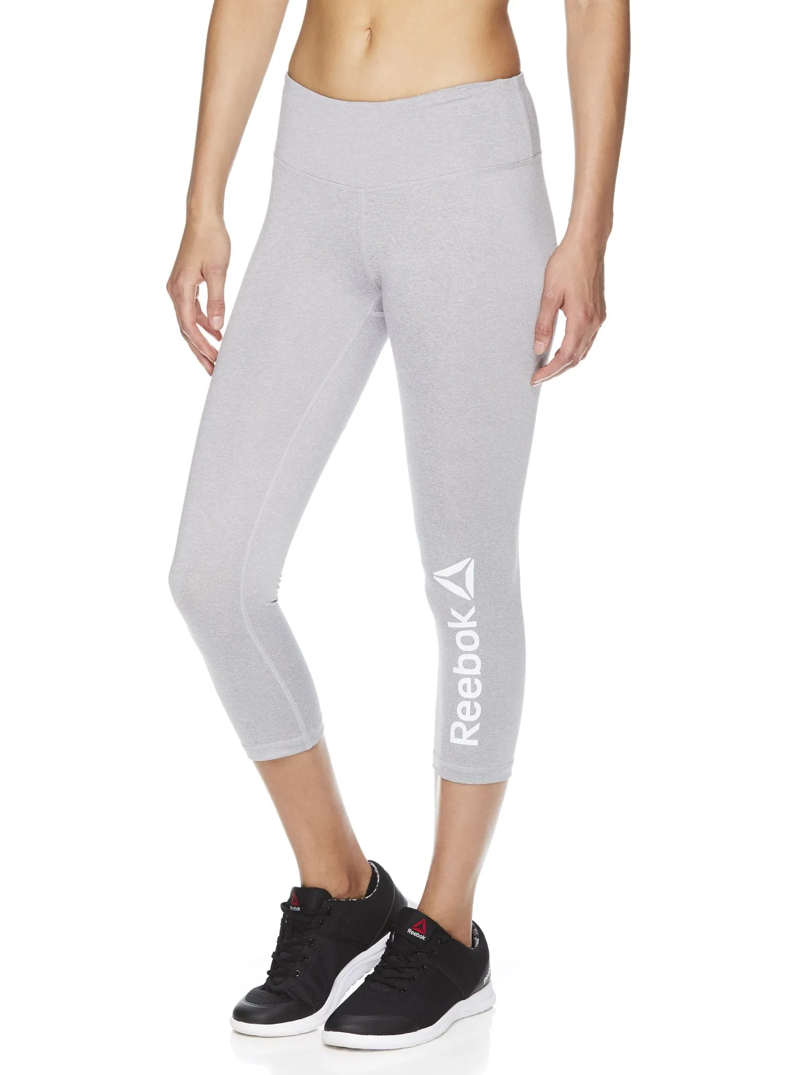 Reebok Women's Quick Capri Branded Leggings