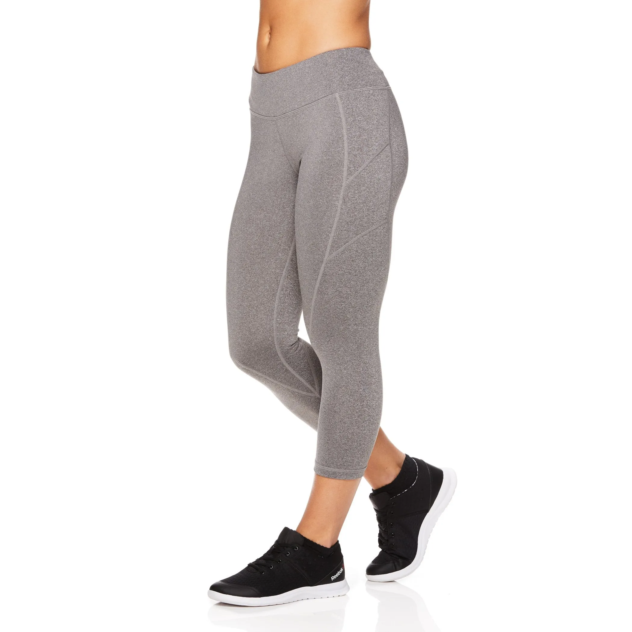 Reebok Women's Quick Capri Seamed Leggings