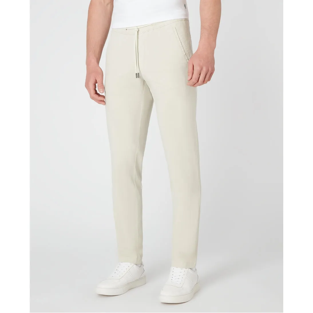 Remus Uomo Stone Ellis Slim Stretch Chinos 62506 Stone