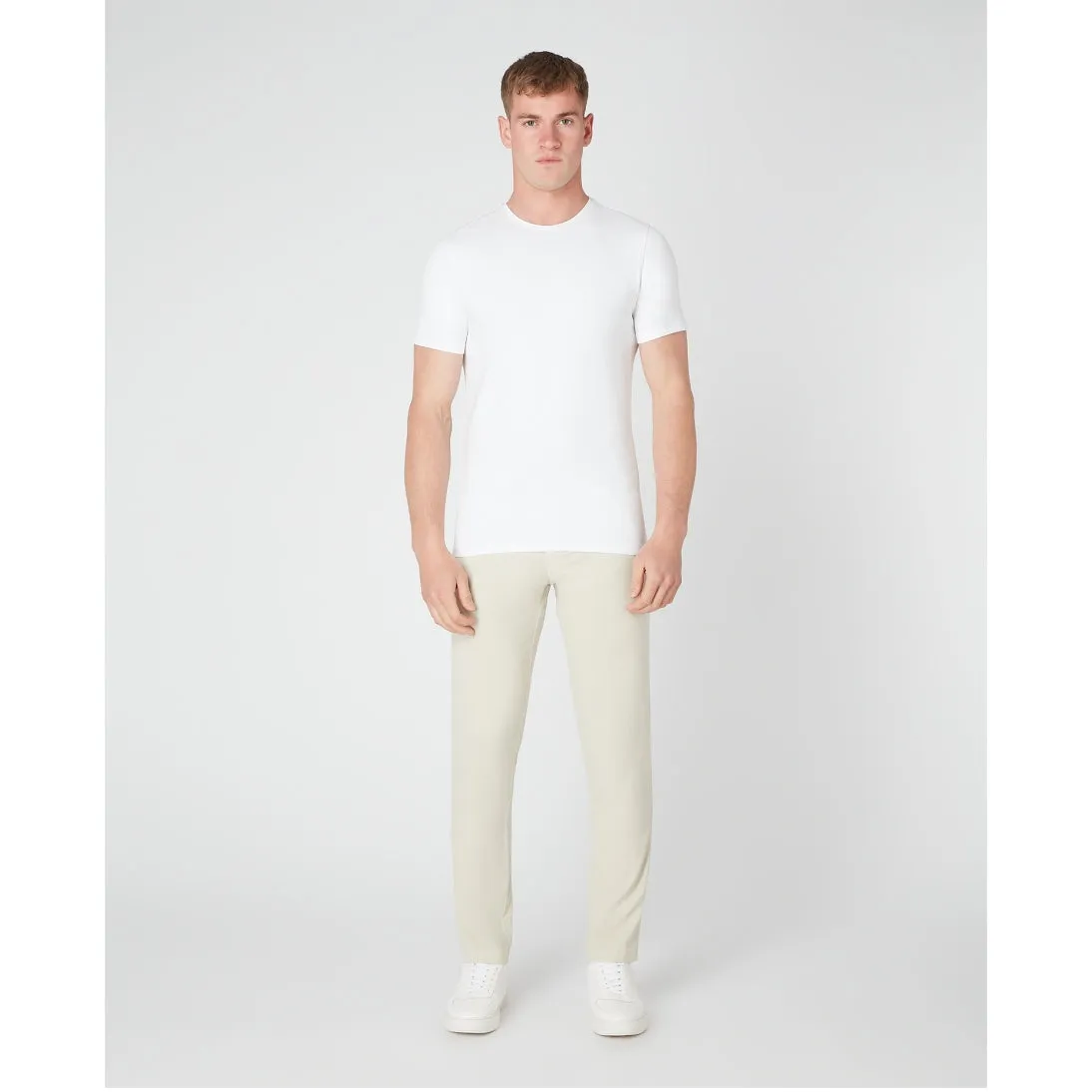 Remus Uomo Stone Ellis Slim Stretch Chinos 62506 Stone