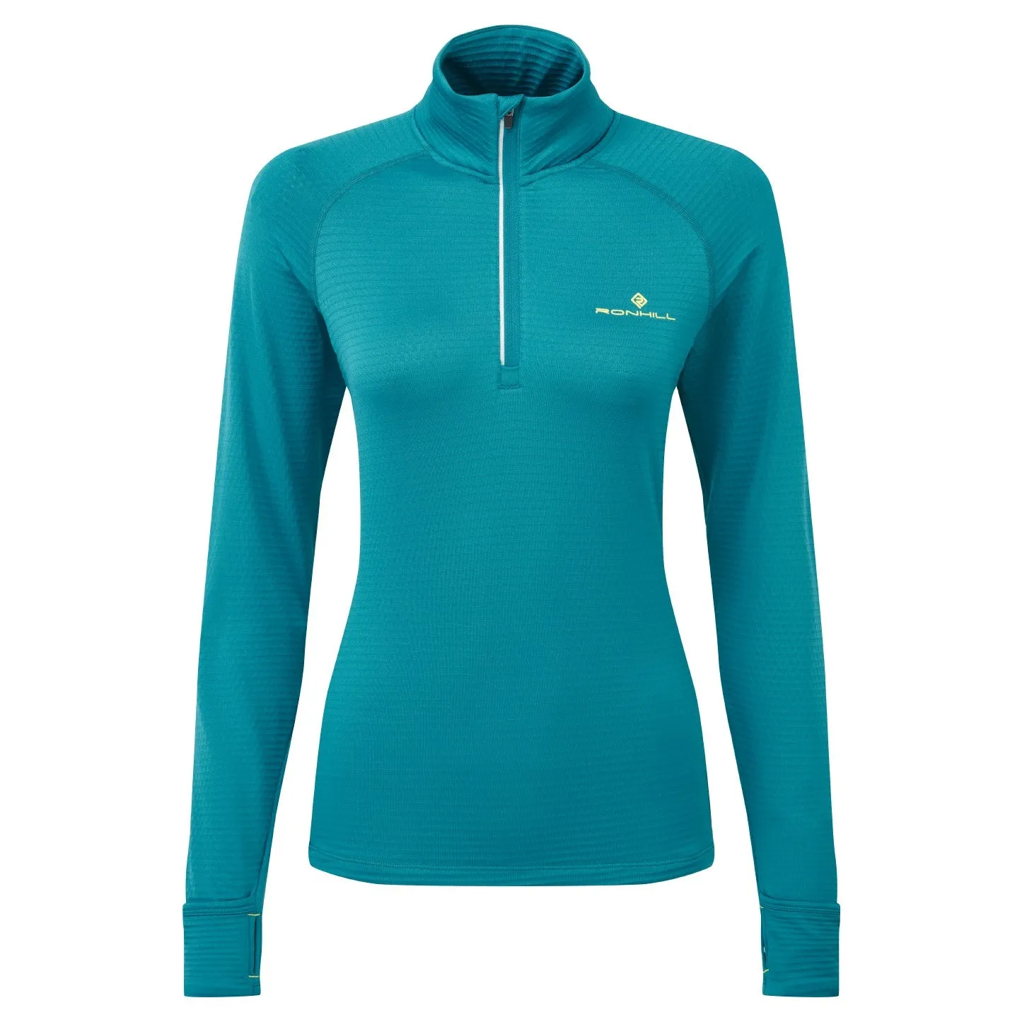 Ronhill Tech Winter Half Zip (Womens) - Marine/Acid