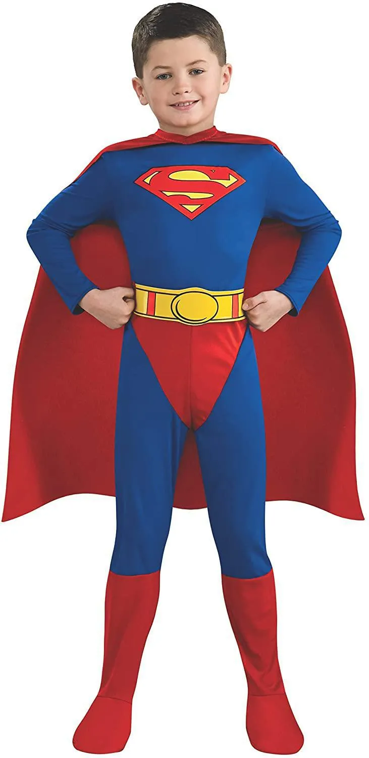 Rubie's DC Comics Superman Child's Long Sleeve Jumpsuit Kids Costume