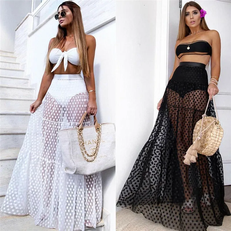 Sadie Beach Cover Up Maxi Skirt