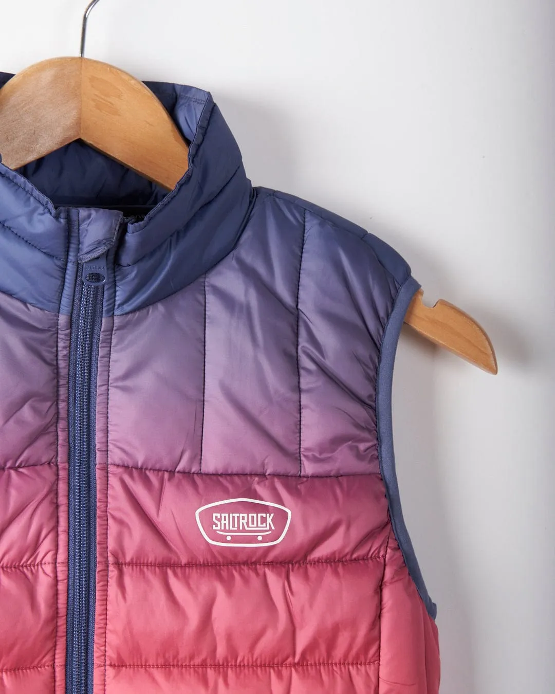 Salutation - Kids Ombre Water Resistant Gilet - Pink