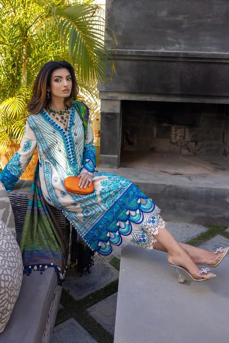 Sana Safinaz Luxury Lawn Collection 2022 – L221-002A-CN