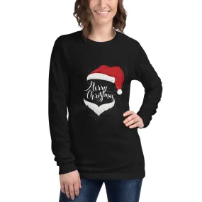 Santa Merry Christmas Women's Long Sleeve Tee