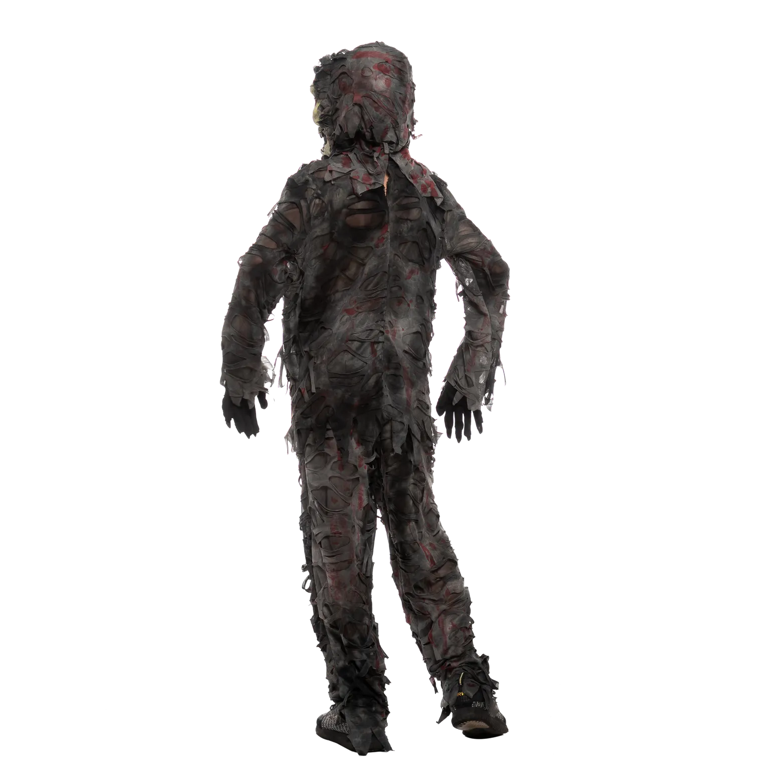 Scary Black Zombie Costume - Child