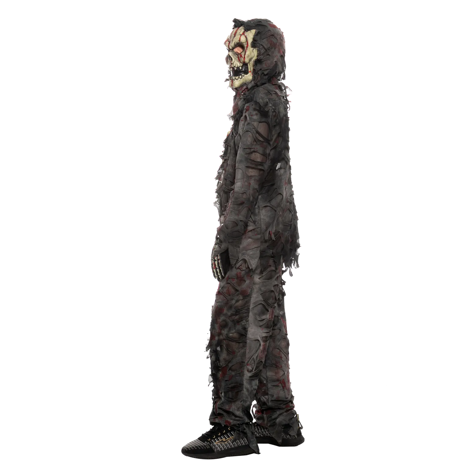 Scary Black Zombie Costume - Child