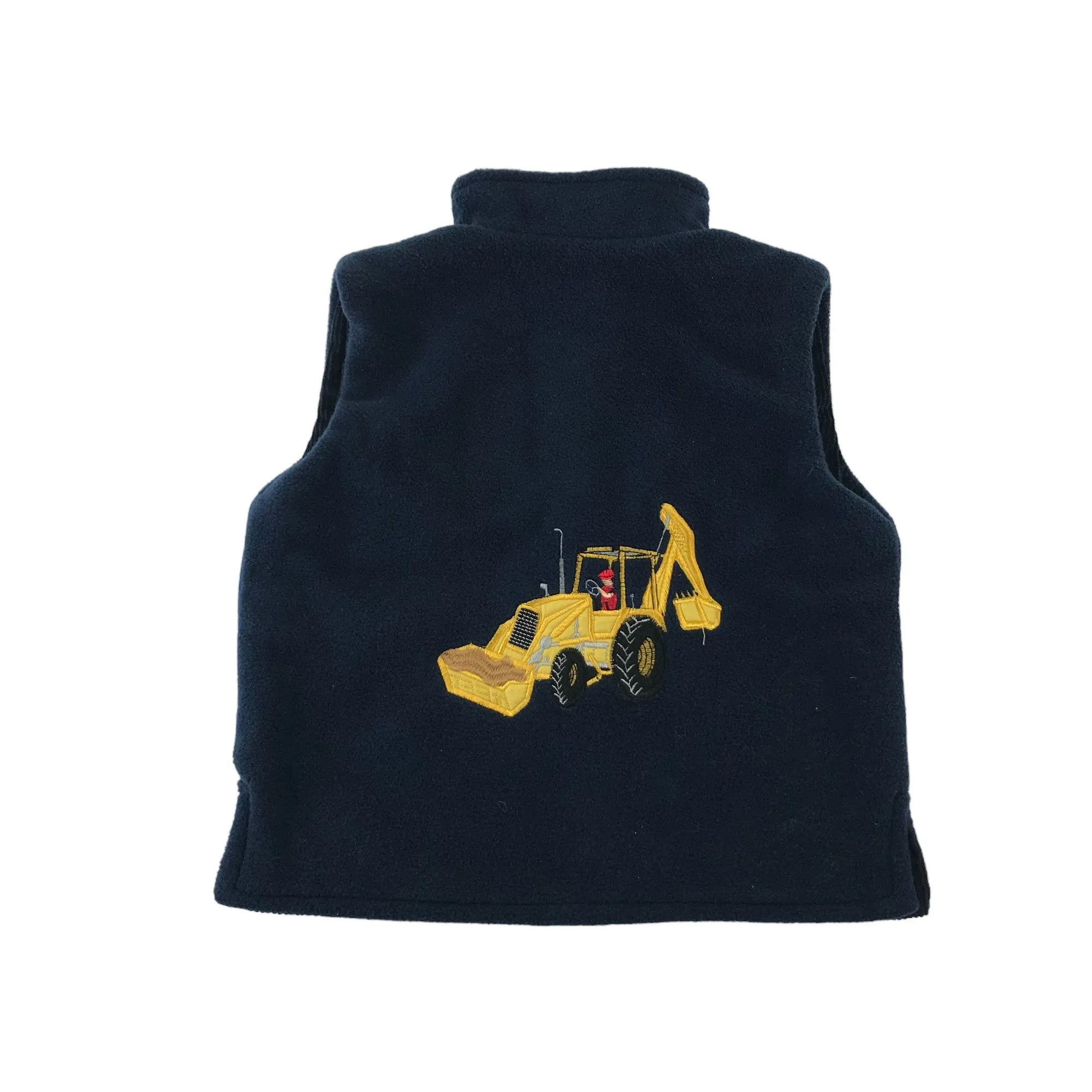 Seesaw gilet 5 years navy sleeveless digger fleece