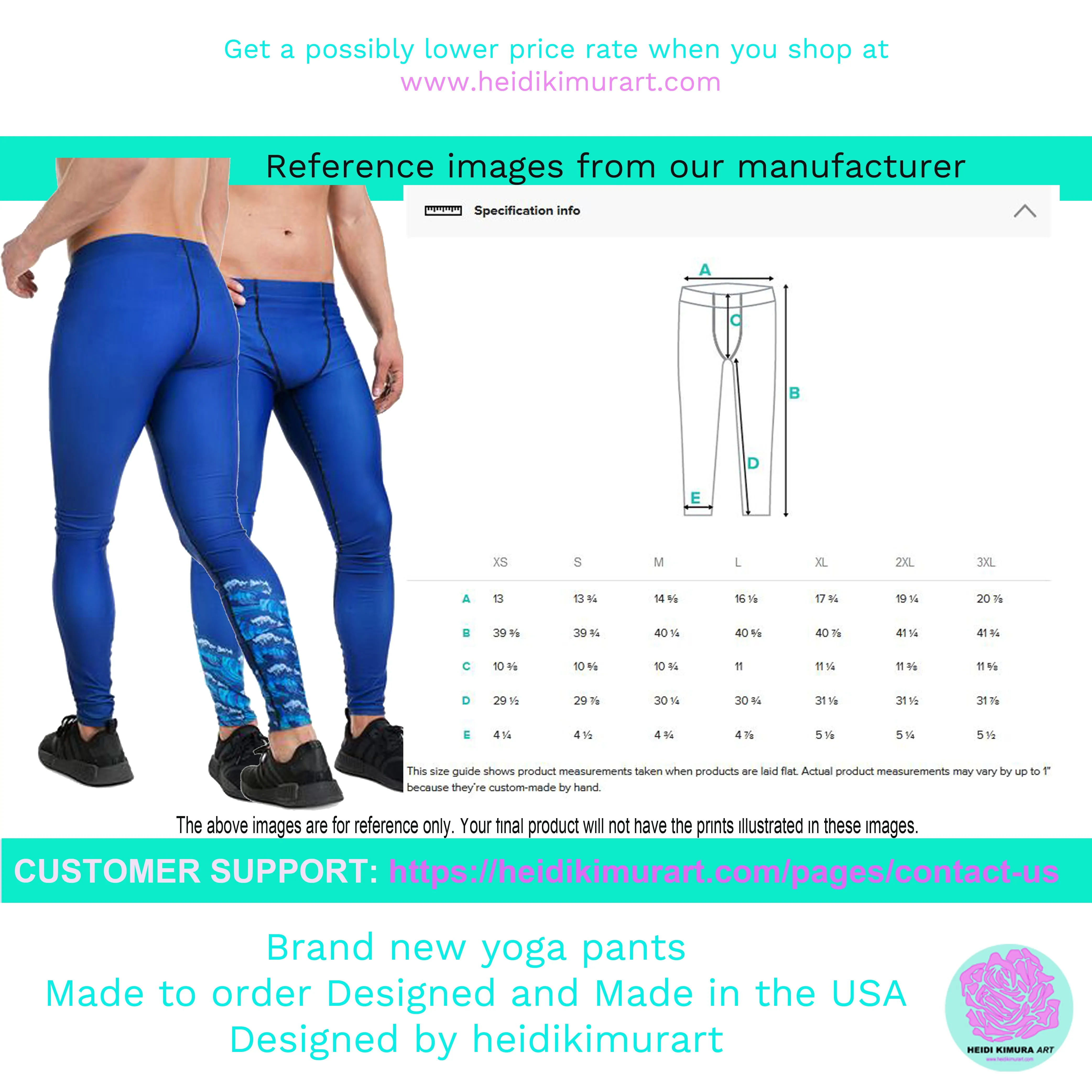 Sky Blue Solid Color Meggings, Sky Blue Solid Color Print Premium Spandex Men's Leggings Meggings - Made in USA/EU