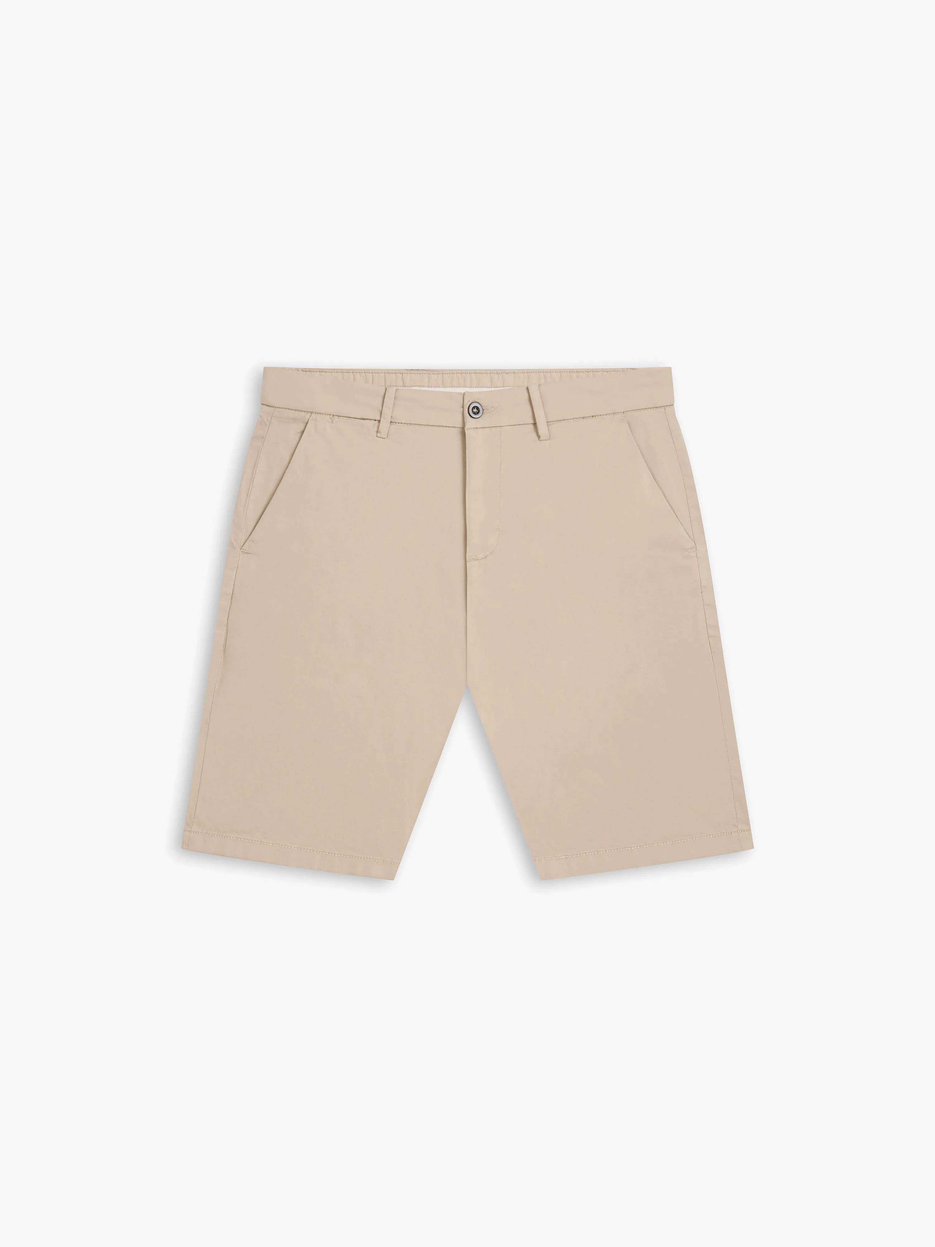 Slim Fit Sand Chino Shorts